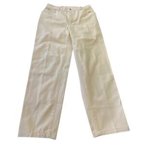 ESCADA ONE High rise VINTAGE 90’s off white straight jeans Size 42